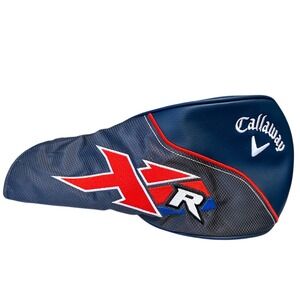Callaway XR Driver Headcover, Navy Blue/Gray/White/Red, Golf, Hybrid, Fairway